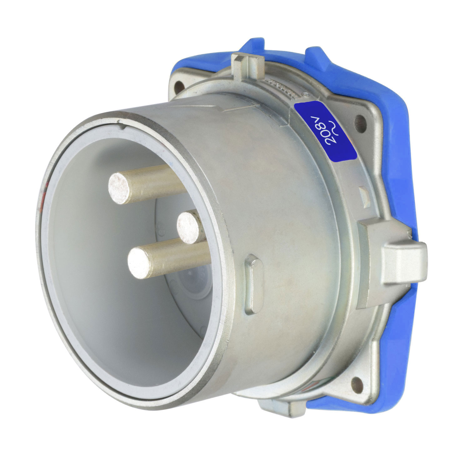 37-28162 - DS200 INLET METAL SIZE 6 TYPE 3R 2P+G 200A 208 VAC 60 Hz NO AUX